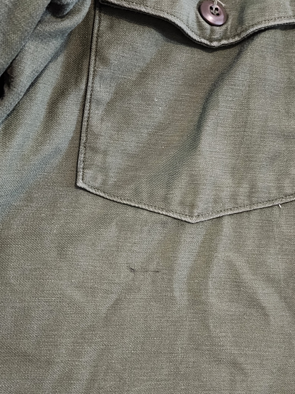 Vintage U.S. Army Olive Green Military Field Jacket - Picture 4 of 7
